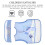 Waterproof feeding apron for babies with cartoon design, 1 4