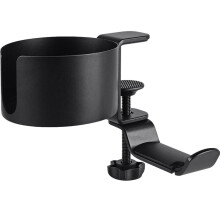 Headset-Halterung aus Aluminiumlegierung mit Wasserglashalterung