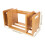 Desktop Wooden Bookshelf, Adjustable, for CD Organizer 2