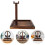 Desktop headset table mount, headphone holder with hooks 2