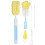Portable milk bottle draining rack set, multifunctional 1