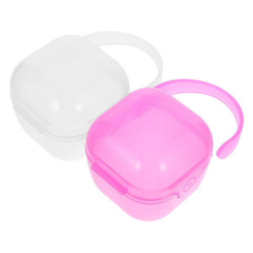 2 Pacifier Box Holders for Baby 9.60x6.00x5.80 cm 2