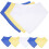8 baby burp cloths, triangular, for eating, random color 4