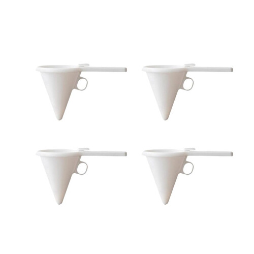 Pancake Batter Dispenser Funnels White Plastic 4 2