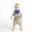 8 baby burp cloths, triangular, for eating, random color 5