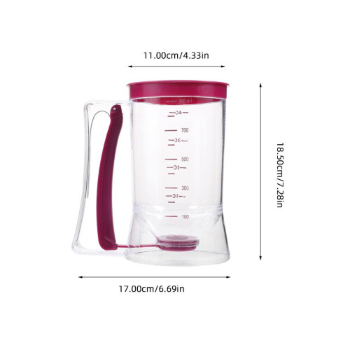 Batter dispenser, batter portioner for cupcakes and waffles 1
