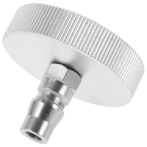 Adapter for brake disc bleeding, vehicle master brake cylinder 1