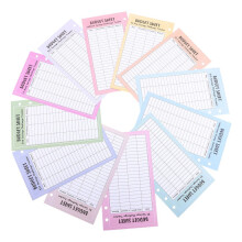 Spaarmap met spaarblaadjes, diverse kleuren, 48 vellen