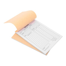 2 stuks factuur- en ontvangstbewijzenblokken voor kleine bedrijven
