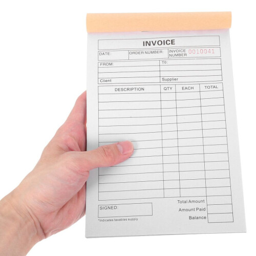 2 pcs. Invoice Receipt Pad for Small Businesses 2