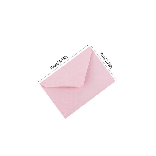 50 card holders with plain-colored envelopes for photos and letters 1