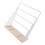 6 Layer Detachable Earring Showcase Sturdy Iron-White 1