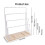 6 Layer Detachable Earring Showcase Sturdy Iron-White 4