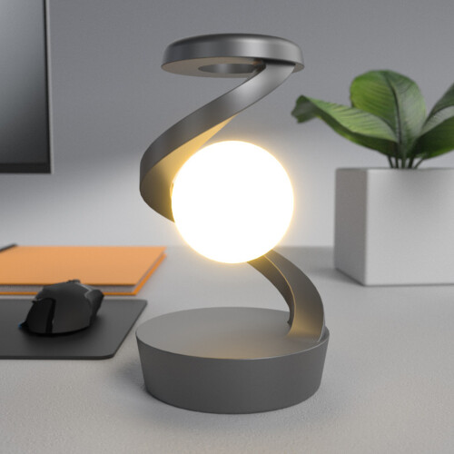 Auto Illuminating Hovering Desk Lamp-Gray Basic model 2