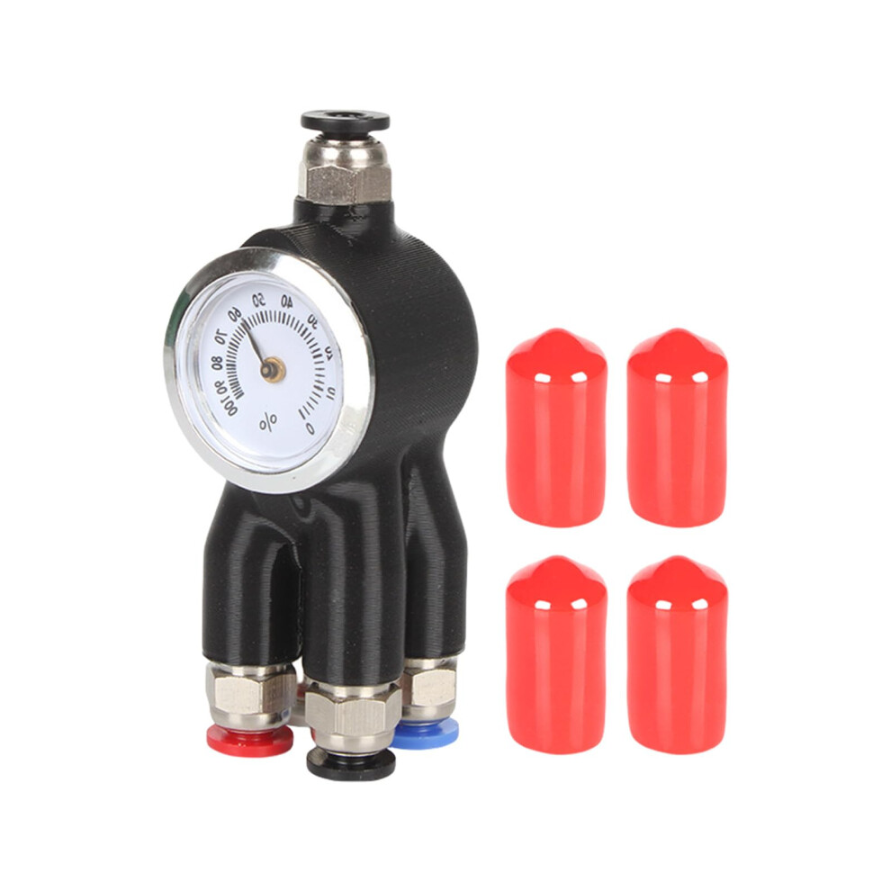 Five Way Port 4 In 1 Feed Pipe Filament Tube Expansion For Lab X1c P1p 3D Printer Connector Replacement 9339159144114