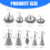 9PCS Carbon Steel Wire Wheel Brushes Set For Drill Grinding Rust 4