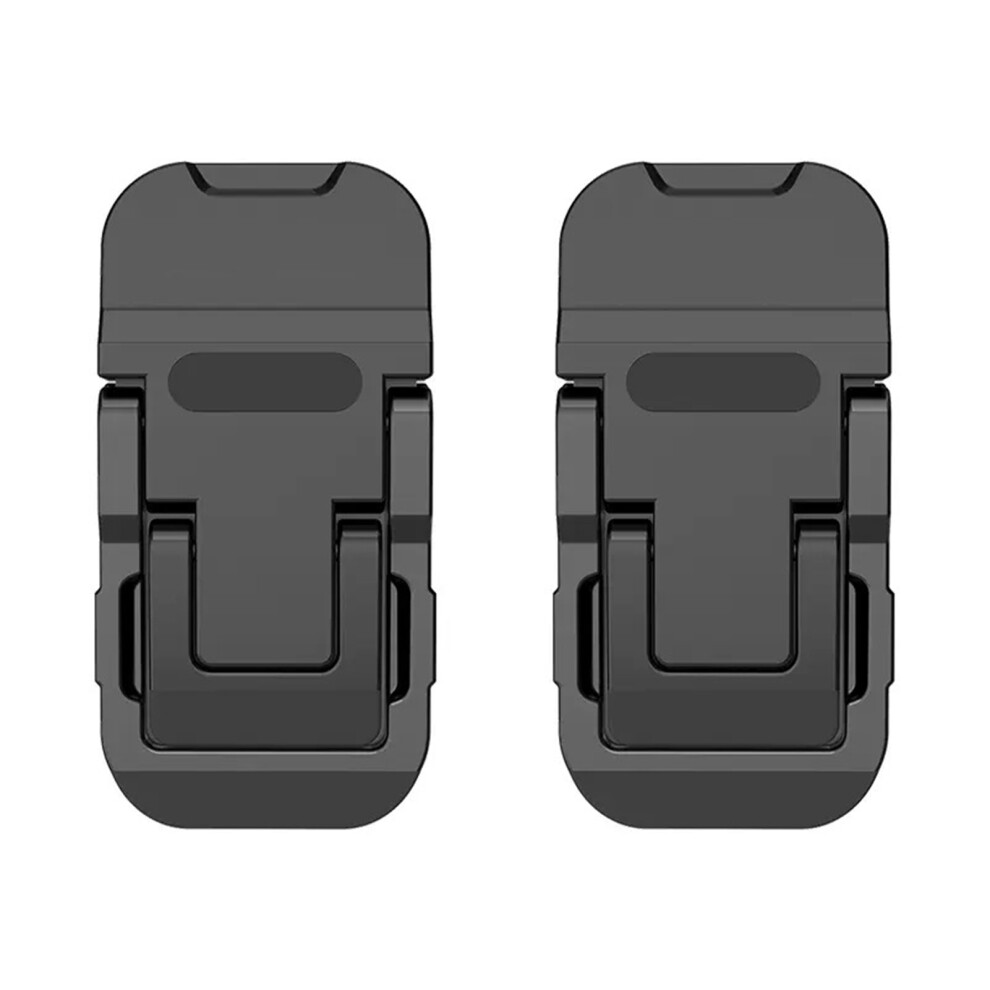 (1 Pair Of ) Invisible Foldable Laptop Stand Increases Computer Height For Improved Black 6254126795683
