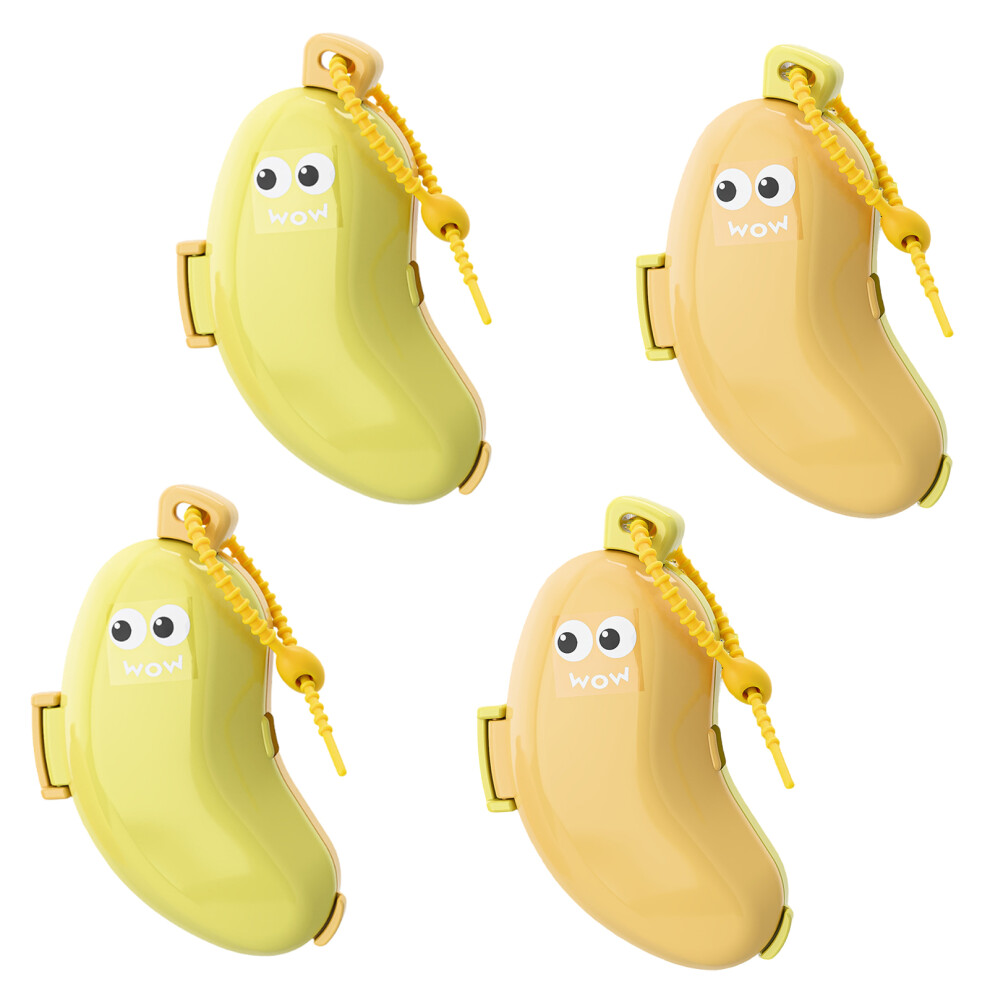 Compact Banana Toothbrush Holder With Integrated Buckle For Home