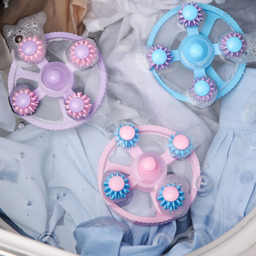 Sphère d'épilation pour animaux de compagnie pour le linge-Bleu 2