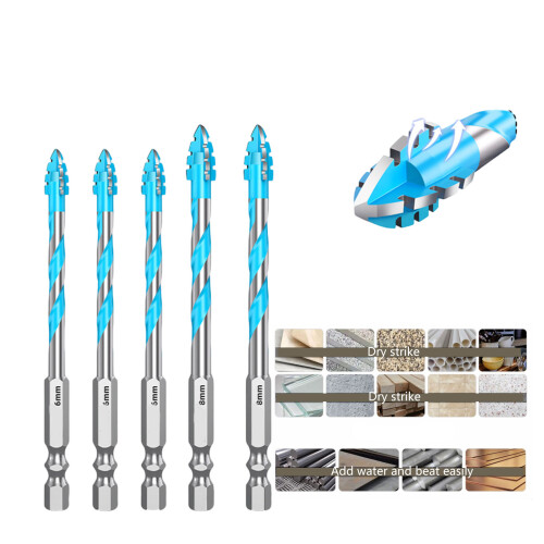 6/8/10/12mm Eccentric Twist Drill Bit Obliqued-6mm6mm8mm8mm 1