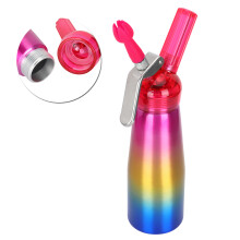 Cream Foamer Dispenser 500ml Aluminium DIY Cake & Dessert Tool, 3 Nozzles