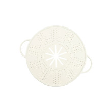 Elastomer Oil Defender Recyclable Cover For Saucepan-White