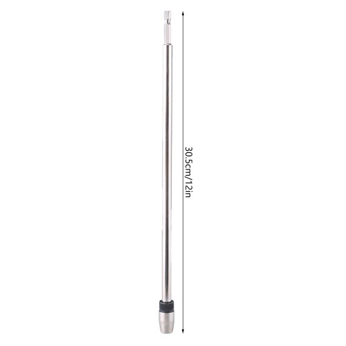 300mm Drill Bit Extension Rod Magnetic Drill Screwdriver 1/4inch 2