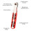 Bidirectional Ratchet Screwdriver Set Ratchet Wrenches-Orange 5