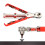 Bidirectional Ratchet Screwdriver Set Ratchet Wrenches-Orange 3