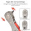 Bidirectional Ratchet Screwdriver Set Ratchet Wrenches-Orange 6
