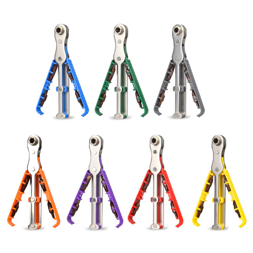 Bidirectional Ratchet Screwdriver Set Ratchet Wrenches-Orange 1
