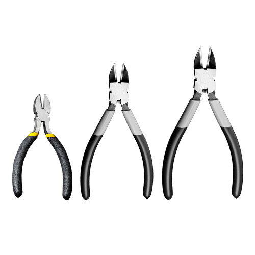 Diagonal Flush Cutter Side Cutting Pliers Electronics-4 inches 2
