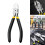 Diagonal Flush Cutter Side Cutting Pliers Electronics-4 inches 4