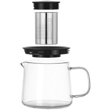 Hittebestendige theepot Hygiënisch Brede opening-1100 ml