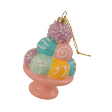 Christmas Tree Ice Cream Pendant Cute Home Hanging Ornament Photo Prop