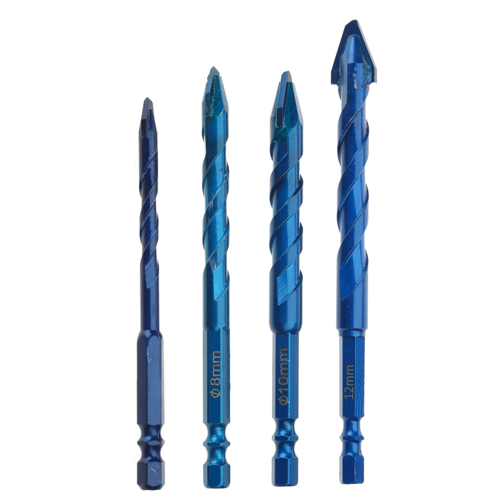Eccentric Drill Precisions Drilling 6/8/10/12Mm Glass Tile-Blue 7754000327751