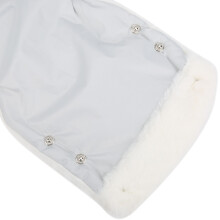 Baby Stroller Hand Muffs Waterproof Silver Gloves for Baby Carriage Winter Use