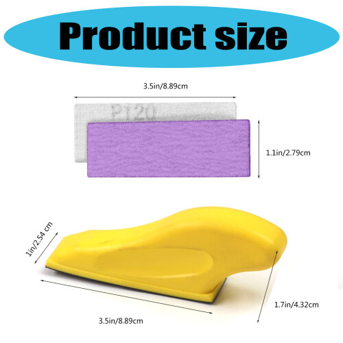 71Sheet Sanding System Sanding Block for Woodworking Auto Body 2