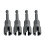 1/4" Hex Shank PowerWing Nut Driver Set Wing Nut Drill-1 pack 2