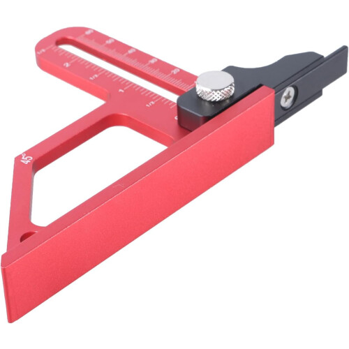 Adjustable Depth Measuring Tool Aluminum Depth Meter Accurate Height Gauge Double Scale Measuring Tool for Woodworking Meter 1