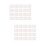 40 Stuks Vierkante Kartonnen Cakebox Pads 6 Inch Wit 7