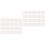 40 Stuks Vierkante Kartonnen Cakebox Pads 6 Inch Wit 4
