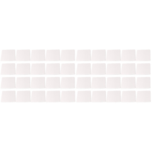 40 Stuks Vierkante Kartonnen Cakebox Pads 6 Inch Wit 1