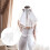 2Stk -Schleier Eleganter Schleier Haaraccessoire 9