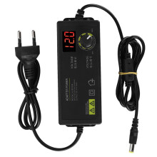 60W 3-12V Einstellbarer Netzadapter, 5A, 12cm Kabel