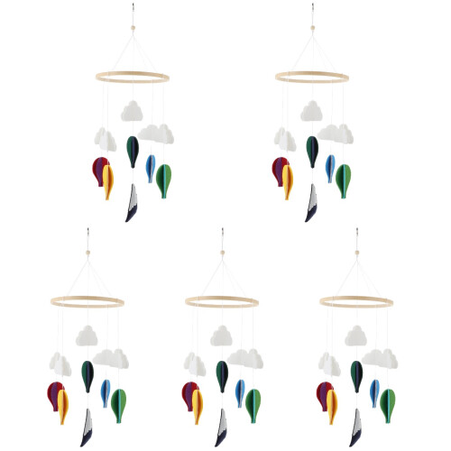 5 Pièces Mobile Pour Lit De Bébé En Feutre Décoration Suspendue 2