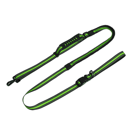 1Reflecterende Groene Hondenriem Met Tailleband