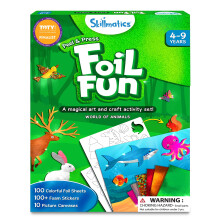 Skillmatics Foil Fun - Animals, Easter Basket Stuffers, No Mess Art for Kids, Travel Toys, Craft Kits, DIY Creative Activity, Gifts for Boys & Girls