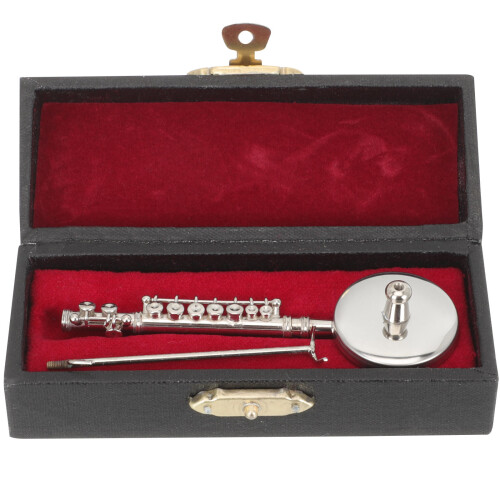 Set Flauto Miniatura In Rame Con Scatola Conservazione