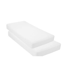 Sasma Home - 2 x Junior Bed - Toddler Bed Fitted Sheets - 100% Cotton Fitted Sheets - 160 x 70 cm.